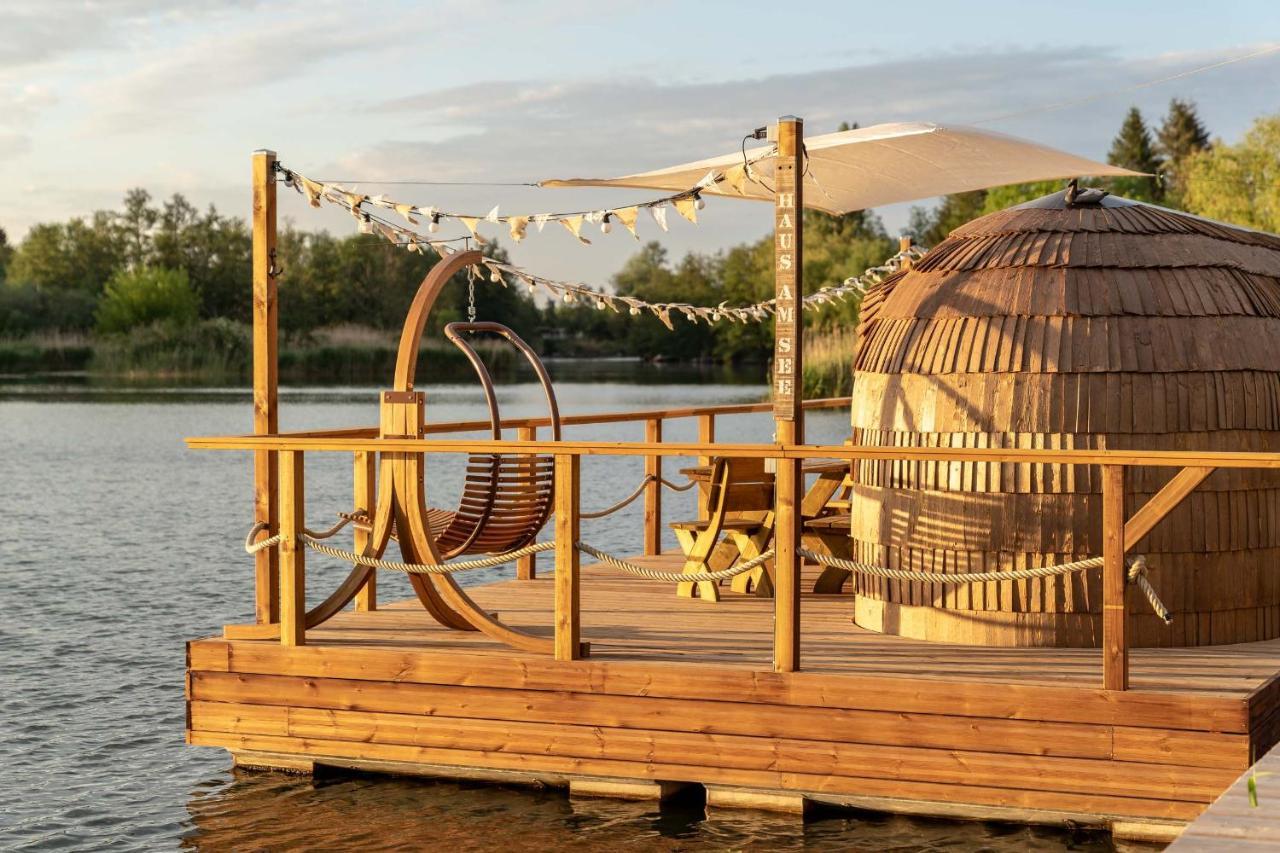 Lieblingsplatz Parey - Schwimmendes Iglu Hotell Exteriör bild